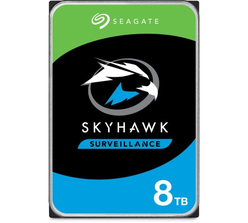 Жесткий диск/ HDD Seagate SATA3 8Tb SkyHawk 5400 256Mb 1 year warranty