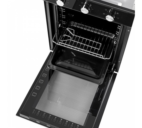 Шкаф духовой электрический MAUNFELD EOEC516B/ 448х546х595 мм, объем 51 л, 7 основных режимов, механическое управление, двойное стекло дверцы, металлическая ручка дверцы, холодный фронт, конвекция, гриль,таймер,черный цвет Шкаф духовой электрический MAUNFELD EOEC516B/ 448х546х595 мм, объем 51 л, 7 основных режимов, механическое управление, двойное стекло дверцы, металлическая ручка дверцы, холодный фронт, конвекция, гриль,таймер,черный цвет