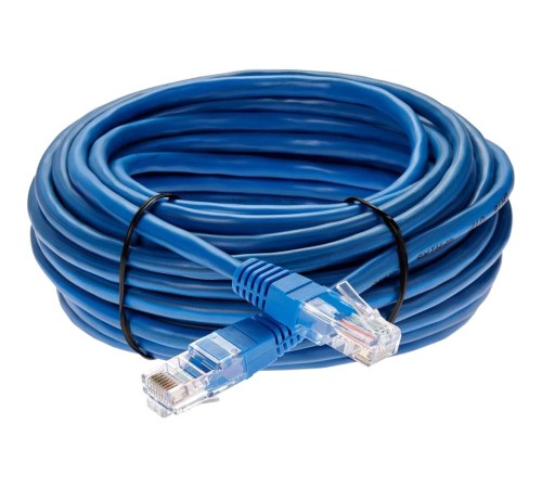 Патчкорд/ Патчкорд литой "Telecom" UTP кат.5е 15,0м синий