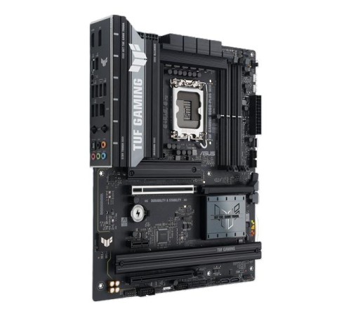 Материнская плата ASUS TUF GAMING B860-PLUS WIFI, LGA1851, B860, 4*DDR5, 4*SATA, 3*M.2, 5*USB 3.2, 2*USB 2.0, Type-C, 2*PCIx16, 1*PCIx1, DP+HDMI, ATX; 90MB1JL0-M0EAY0