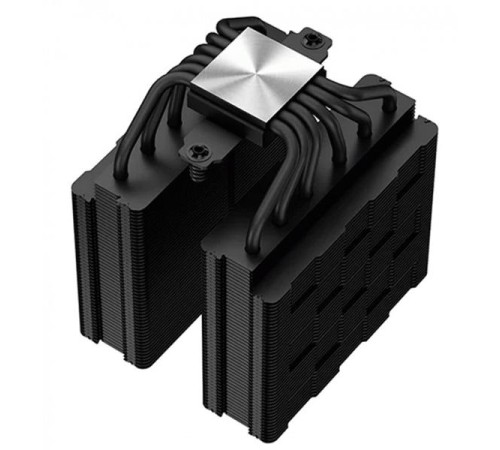 Кулер для процессора DEEPCOOL AK620 ZERO DARK LGA20XX/1700/1200/115X/AM5/AM4 (8шт/кор, TDP 260W, PWM, DUAL Fan 120mm, 6 тепл. трубок, черный) RET (R-AK620-BKNNMT-G-1)