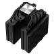 Кулер для процессора DEEPCOOL AK620 ZERO DARK LGA20XX/1700/1200/115X/AM5/AM4 (8шт/кор, TDP 260W, PWM, DUAL Fan 120mm, 6 тепл. трубок, черный) RET (R-AK620-BKNNMT-G-1)
