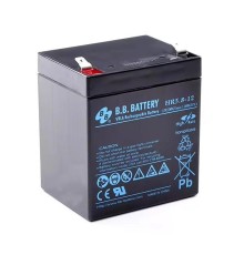 Батарея B.B. Battery серия HR, HR5.8-12, напряжение 12В,  емкость 5.8Ач (разряд 20 часов), емкость 5.3Ач (разряд 10 часов), макс. ток разряда (5 сек.) 79.5А, макс. ток заряда 1.59A, свинцово-кислотная типа AGM, клеммы Т2, ДxШxВ 90x70x106мм., вес 1.88кг.,