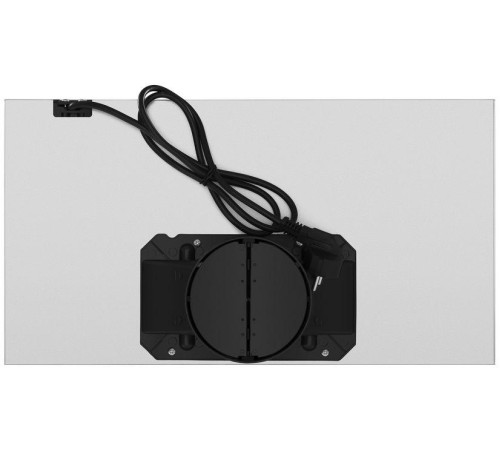ВЫТЯЖКА HOMSair CROСUS PUSH 52 Glass Black/ полновстраиваемая, кнопочное управление, 3 скорости, 850 м3/ч, до 30 м2, 53 дБ, угольный фильтр CF02X - 2 шт, ШхВхД: 518х191х290 мм, черный цвет