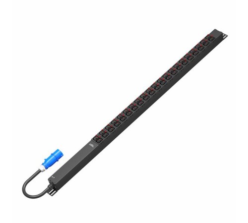 Блок распределения питания SMARTWATT PDU P-series Basic, 0U, 1Ф 16A, 3,8кВА, выход - 21xC13+21xC39, вход IEC 309, кабель 2М Блок распределения питания SMARTWATT PDU P-series Basic, 0U, 1Ф 16A, 3,8кВА, выход - 21xC13+21xC39, вход IEC 309, кабель 2М