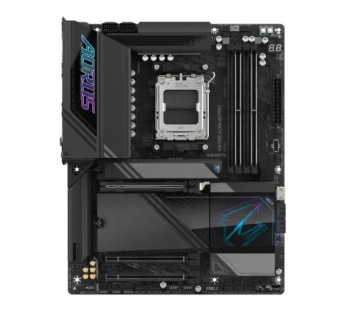Материнская плата GIGABYTE X870E AORUS PRO, AM5, X870, 4*DDR5,  4*SATA, 4*M.2, 7*USB 3.2, 2*USB 2.0, 2*Type-C, 3*PCIx16, HDMI, ATX