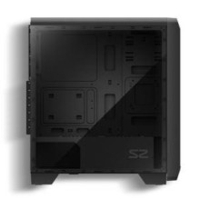 Корпус ZALMAN S2, ATX, BLACK, WINDOW, 2x3.5", 2x2.5", 2xUSB2.0, 1xUSB3.0, REAR 1x120mm