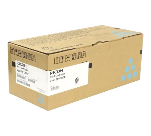 SP C310E Принт-картридж голубой SP C310E Print Cartridge Cyan SP C310E Принт-картридж голубой SP C310E Print Cartridge Cyan