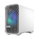 Корпус ПК без блока питания/ Case Fractal Design Torrent Nano RGB TG Clear Tint, Mini-Tower, 1x180mm RGB, 2xUSB-A 3.2 + 1xUSB 3.2 Type-C mITX, mDTX White