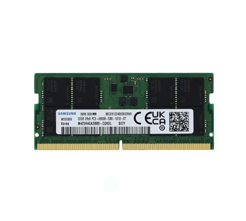 Память оперативная/ Samsung DDR5 32GB SODIMM 4800MHz 2Rx8, 1.1V Память оперативная/ Samsung DDR5 32GB SODIMM 4800MHz 2Rx8, 1.1V