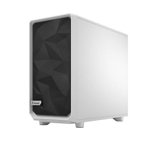 Корпус ПК без блока питания/ Case Fractal Design Meshify 2 Lite TG Clear Tint, Midi-Tower, 3x140mm, 2xUSB-A 3.2 E-ATX, ATX, mATX, mITX White