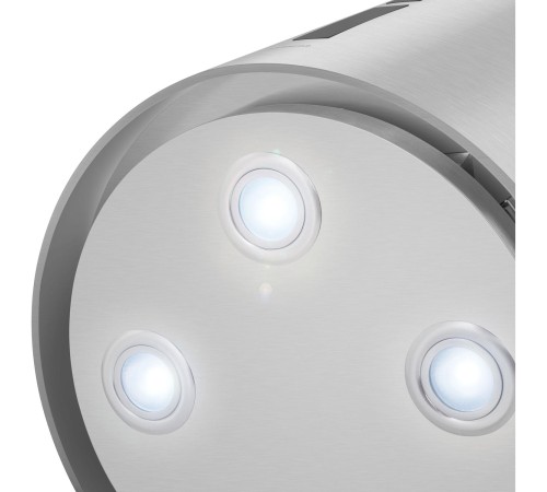 Вытяжка/ Кухонная вытяжка LEE ISLA (sensor) 39 INOX, островная, потолочный монтаж, цилиндрическая, 38 см, 1000 м3/ч, 4 скорости, сенсорное управление, энергоэффективность В, цвет нерж. сталь