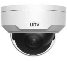Камера Uniview Видеокамера IP купольная антивандальная, 1/2.8" 2 Мп КМОП @ 30 к/с, ИК-подсветка до 30м., LightHunter 0.001 Лк @F1.6, объектив 2.8 мм, WDR, 2D/3D DNR, Ultra 265, H.265, H.264, MJPEG, 3 потока,