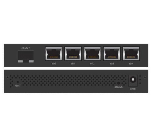 Маршрутизатор/ Compact but powerful router sporting (5) Gigabit RJ45 ports with passive PoE support and an SFP port Маршрутизатор/ Compact but powerful router sporting (5) Gigabit RJ45 ports with passive PoE support and an SFP port