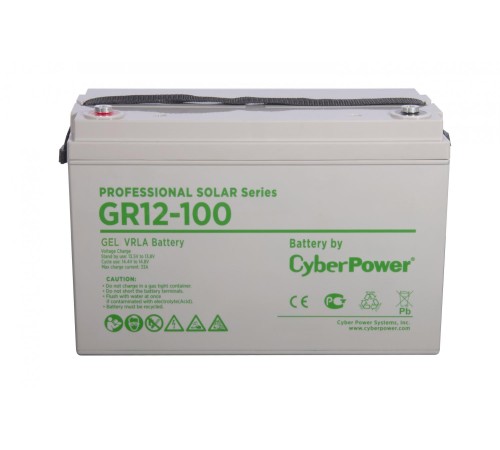 Аккумуляторная батарея PS solar (gel) CyberPower GR 12-100 / 12 В 100 Ач Аккумуляторная батарея PS solar (gel) CyberPower GR 12-100 / 12 В 100 Ач