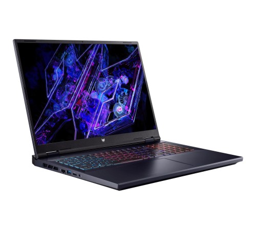 Ноутбук/ ACER Predator Helios Neo 18 PHN18-71-79ZH 18"(2560x1600 (матовый) IPS)/Intel Core i7 14650HX(2.2Ghz)/16384Mb/1024PCISSDGb/noDVD/Ext:nVidia GeForce RTX4060(8192Mb)/Cam/BT/WiFi/65WHr/war 1y/3kg/Black/NoOS