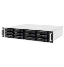 Дисковая полка/ J2012-03-35X, 2U 12x 3.5" hot-swap bays, hot-swap JBOD with dual SAS 12G expander controller, dual BMC, tool-less HDD tray, 550W 1+1 hot-swap redundant 80+ platinum, tool-less rail kit (35X series)