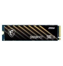 Твердотельный накопитель MSI SSD SPATIUM M371, 500GB, M.2(22x80mm), NVMe, PCIe 3.0 x4, 3D TLC, R/W 2200/1150, IOPs 60 000/200 000, TBW 110, DWPD 0.12 (5 лет)