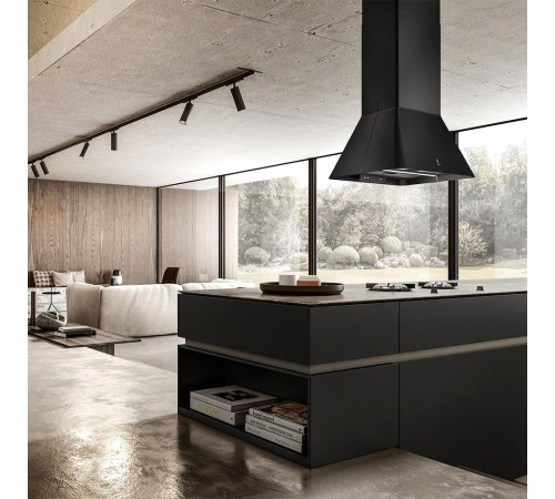 Вытяжки ELICA/ Островная вытяжка, 60 см, черный