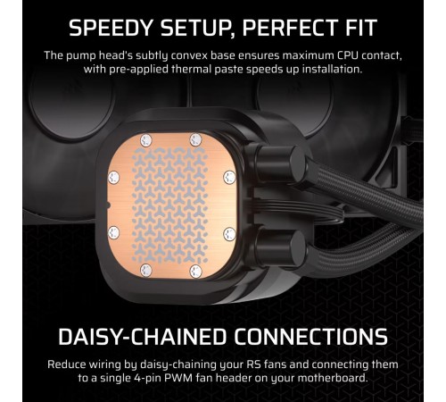 Система жидкостного охлаждения/ Water Cooling System Corsair NAUTILUS 360 ARGB (360mm, Black, Fans: 3x120mm, 72.8CFM, 36dBA, 1700RPM/ S: 1851, 1700, AM5, AM4) Система жидкостного охлаждения/ Water Cooling System Corsair NAUTILUS 360 ARGB (360mm, Black, Fans: 3x120mm, 72.8CFM, 36dBA, 1700RPM/ S: 1851, 1700, AM5, AM4)