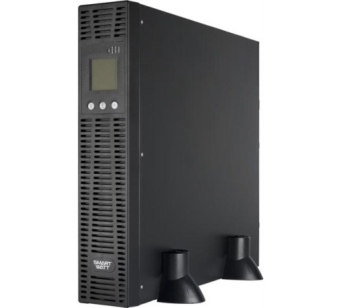 Источник бесперебойного питания SMARTWATT ИБП Онлайн, мощность 3000/2700 ВА/Вт, стоечный/напольный, LCD дисплей, IEC13 - 6 шт., встроенные АКБ (существенное повреждение коробки)