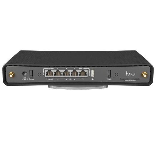 Точка доступа MikroTik hAP ac3 with 4-core 716 MHz CPU, 256MB RAM, 5 x Gigabit LAN (PoE-out on port#5), two wireless interfaces (built-in 2.4Ghz 802.11b/g/n two chain, built-in 5Ghz 802.11ac two chain), 3dBi 2.4GHz Точка доступа MikroTik hAP ac3 with 4-core 716 MHz CPU, 256MB RAM, 5 x Gigabit LAN (PoE-out on port#5), two wireless interfaces (built-in 2.4Ghz 802.11b/g/n two chain, built-in 5Ghz 802.11ac two chain), 3dBi 2.4GHz
