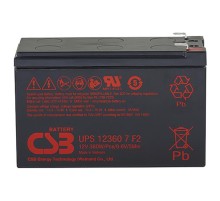 АКБ CSB Аккумуляторная батарея для ИБП 12360 7 (12V/7.5Ah)