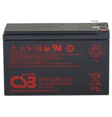 АКБ CSB Аккумуляторная батарея для ИБП 12360 7 (12V/7.5Ah)