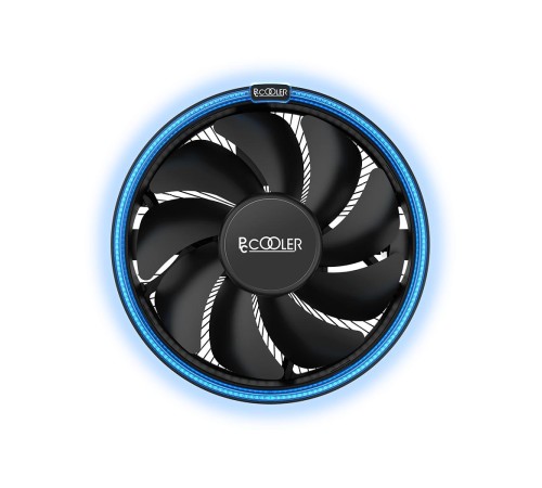Кулер для процессора/ CPU Cooler PCCooler E126M B (92W, 4-pin PWM, 70mm, Al/Cu, -mm, Blue LED, 1x120mm, 56CFM, 26.5dBA, 1800RPM, S: 1700/1200/115X, AM5/AM4, black) Кулер для процессора/ CPU Cooler PCCooler E126M B (92W, 4-pin PWM, 70mm, Al/Cu, -mm, Blue LED, 1x120mm, 56CFM, 26.5dBA, 1800RPM, S: 1700/1200/115X, AM5/AM4, black)