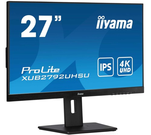 Монитор LCD 27'' 16:9 3840x2160(UHD 4K) IPS, Нет, 60 Hz, 350cd/m2, 1000:1, 80M:1, 4ms, DVI, HDMI, DP, USB-Hub, Height adj, Pivot, Tilt, Swivel, Speakers, Black (Мятая упаковка) Монитор LCD 27'' 16:9 3840x2160(UHD 4K) IPS, Нет, 60 Hz, 350cd/m2, 1000:1, 80M:1, 4ms, DVI, HDMI, DP, USB-Hub, Height adj, Pivot, Tilt, Swivel, Speakers, Black (Мятая упаковка)