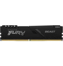 Память оперативная/ Kingston 8GB 3200MT/s DDR4 CL16 DIMM FURY Beast Black