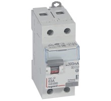 Выключатель дифференциального тока DX3-ID - 2П - 230 В  - 63 А - тип AC - 300 мА - селективный - 2 модуля ВДТ DX3 2П 63А 300мА-AC-S