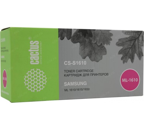 -/ Картридж лазерный Cactus CS-S1610 ML-1610D2 черный (2000стр.) для Samsung ML-1610/1615