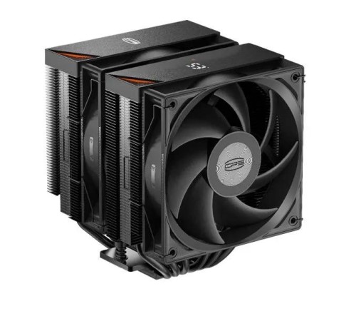 Кулер для процессора/ CPU Cooler PCCooler RT620 Digital BK (250W, 4-pin PWM, LED temp., 157mm, Al/Cu, 6x6mm, 2x120mm, 73.32CFM, 34.9dBA, 2200RPM, S: 1851/1700/1200/115X, AM5/AM4, black) Кулер для процессора/ CPU Cooler PCCooler RT620 Digital BK (250W, 4-pin PWM, LED temp., 157mm, Al/Cu, 6x6mm, 2x120mm, 73.32CFM, 34.9dBA, 2200RPM, S: 1851/1700/1200/115X, AM5/AM4, black)