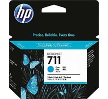 Картридж Cartridge HP 711 для DJ T120/T125/T130/T520/T525/T530, голубой (29мл)
