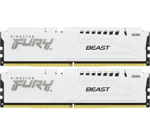 Память оперативная/ Kingston 32GB 6000MT/s DDR5 CL30 DIMM (Kit of 2) FURY Beast White EXPO