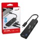 USB HUB UH-400.Порты: USB 3.0. - 4 шт. Скорость передачи данных до 5 Гбит/с. Кабель Type C 15 см.