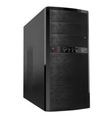 Корпус MiniTower Powerman ES722 Black PM-400ATX 2*USB 2.0,HD,Audio mATX