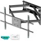 Кронштейн ONKRON/ 42-110" макс 800*600  наклон -5°/+15° поворот ±90° Макс нагрузка 100кг, от стены 103-1030мм черный