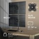 Кронштейн для 2-х мониторов ONKRON/ 13-34" макс. 100*100, струбцина, наклон -45"+45" поворот 180", высота столба 883 мм, макс. нагрузка 2х8кг, вертикальное размещение, черный