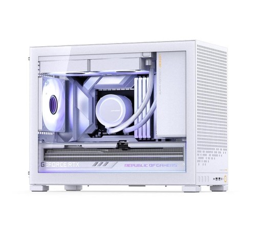Корпус без блока питания/ Case JONSBO D32 PRO, Mini-Tower, TG, no fan, 2xUSB-A 3.2 + 1xUSB-C 3.2, mATX, mDTX, mITX White Корпус без блока питания/ Case JONSBO D32 PRO, Mini-Tower, TG, no fan, 2xUSB-A 3.2 + 1xUSB-C 3.2, mATX, mDTX, mITX White