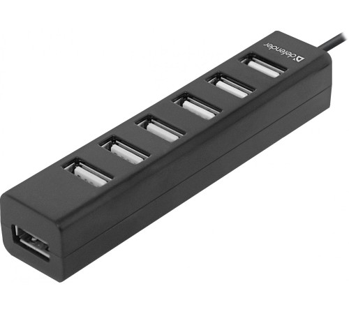 Defender Универсальный USB разветвитель Quadro Swift USB2.0, 7 портов