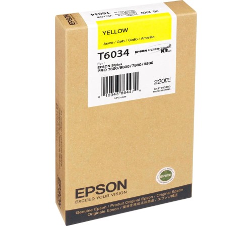 Картридж/ Epson I/C SP-7880/9880 220ml Yellow Картридж/ Epson I/C SP-7880/9880 220ml Yellow