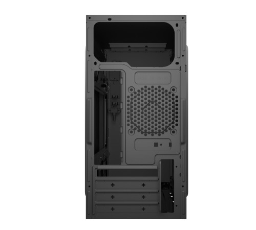 Корпус с блоком питания 450Вт./ Case Forza mATX, 450W, 2xUSB2.0, Black, w/o FAN, 8 cm fan PSU, power cord