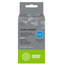 -/ Картридж ленточный Cactus CS-M21-500595WT черный для Brady BMP21-PLUS, BMP21-LAB