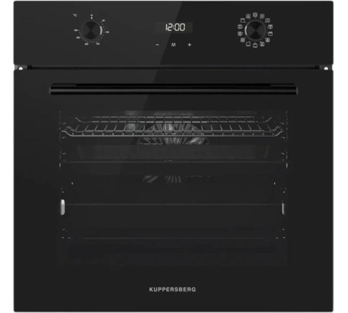 Встраиваемый духовой шкаф KUPPERSBERG/ Встраиваемый духовой шкаф KUPPERSBERG, High-Tech, объем 70 л, 13 режимов, электронное управление (утапливаемые переключатели, аналоговый дисплей), телескопические направляющие на одном уровне, Soft close, максимальна