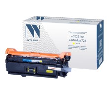 -/ Тонер-картридж NVP NV-CE252A/NV-723 Yellow универсальные для HP/Canon Color LaserJet CP3525/ CP3525n/ CP3525dn/ CP3525x/ LBP 7750 i-Sensys 7750cd/ 7750Cdn (7000k)