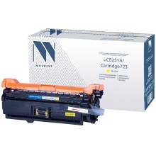 -/ Тонер-картридж NVP NV-CE252A/NV-723 Yellow универсальные для HP/Canon Color LaserJet CP3525/ CP3525n/ CP3525dn/ CP3525x/ LBP 7750 i-Sensys 7750cd/ 7750Cdn (7000k)