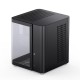 Корпус без блока питания/ Case JONSBO TK-1 Black 2.0, Mini-Tower, no fan, 1xUSB-A 3.2 + 1xUSB-C 3.2, mATX, mITX Black