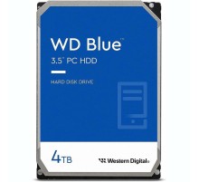 Жесткий диск/ HDD WD SATA3 4TB Blue 5400 RPM 256Mb 1 year warranty (replacement WD40EZAZ,WD40EZRZ)